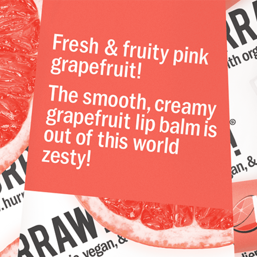 Hurraw! Grapefruit Lip Balm