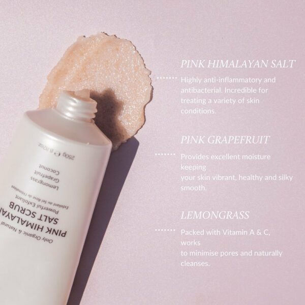 eco tan pink himalayan salt scrub