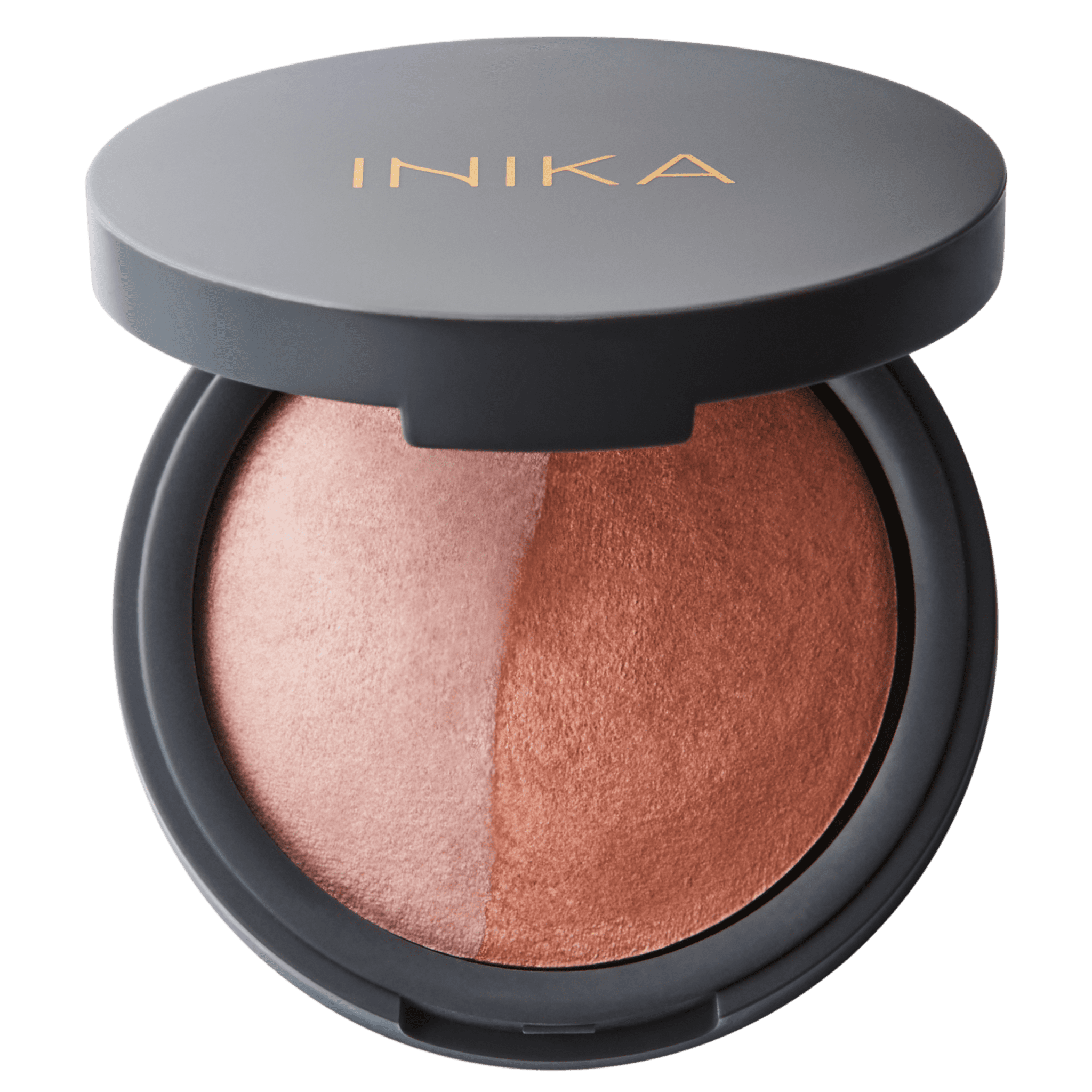 Inika Organic Baked Mineral Blush Duo Pink Tickle